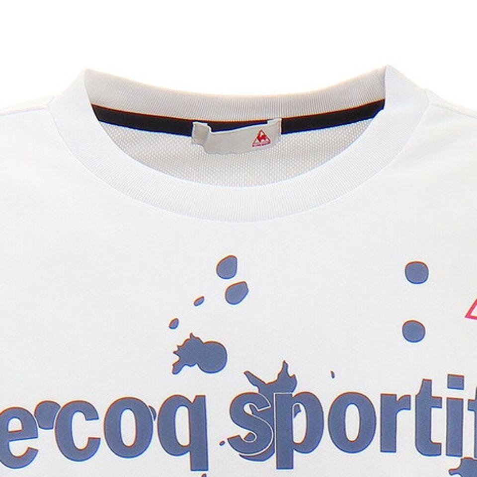 ルコック スポルティフ(Lecoq Sportif)(メンズ)半袖シャツ QMMPJA11XB WHT