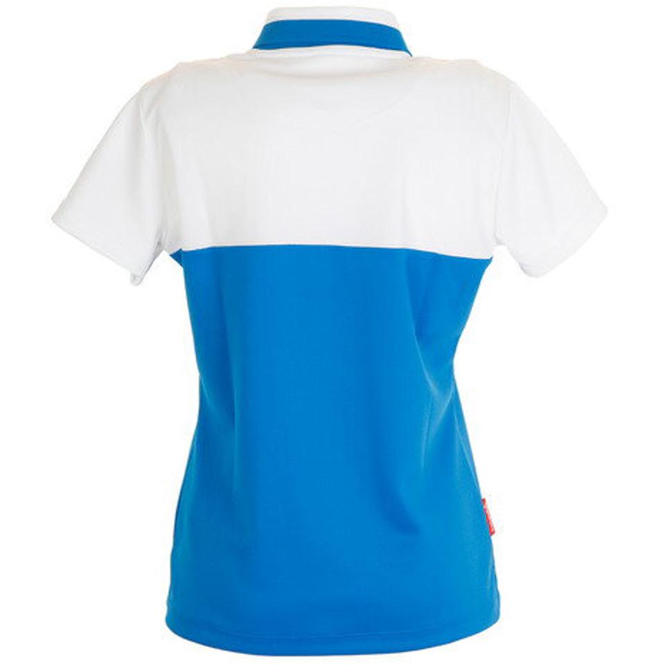 【最大5点購入で20%OFFクーポン対象!8/25まで】ルコックスポルティフ ゴルフ(レディース) ゴルフウェア 吸汗 胸切替半袖シャツ QGWPJA31XB