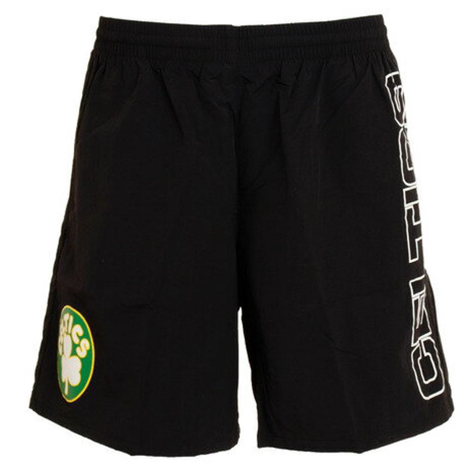 ミッチェルアンドネス(Mitchell&Ness)(メンズ)バスパン NBA ボストン・セルティックス バスパン ナイロン ショートパンツ SHORAJ19015-BCEBLCK M