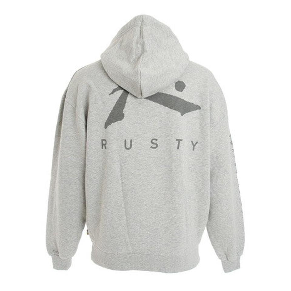 ラスティ（RUSTY）（メンズ）ロゴパーカー 930002GRH