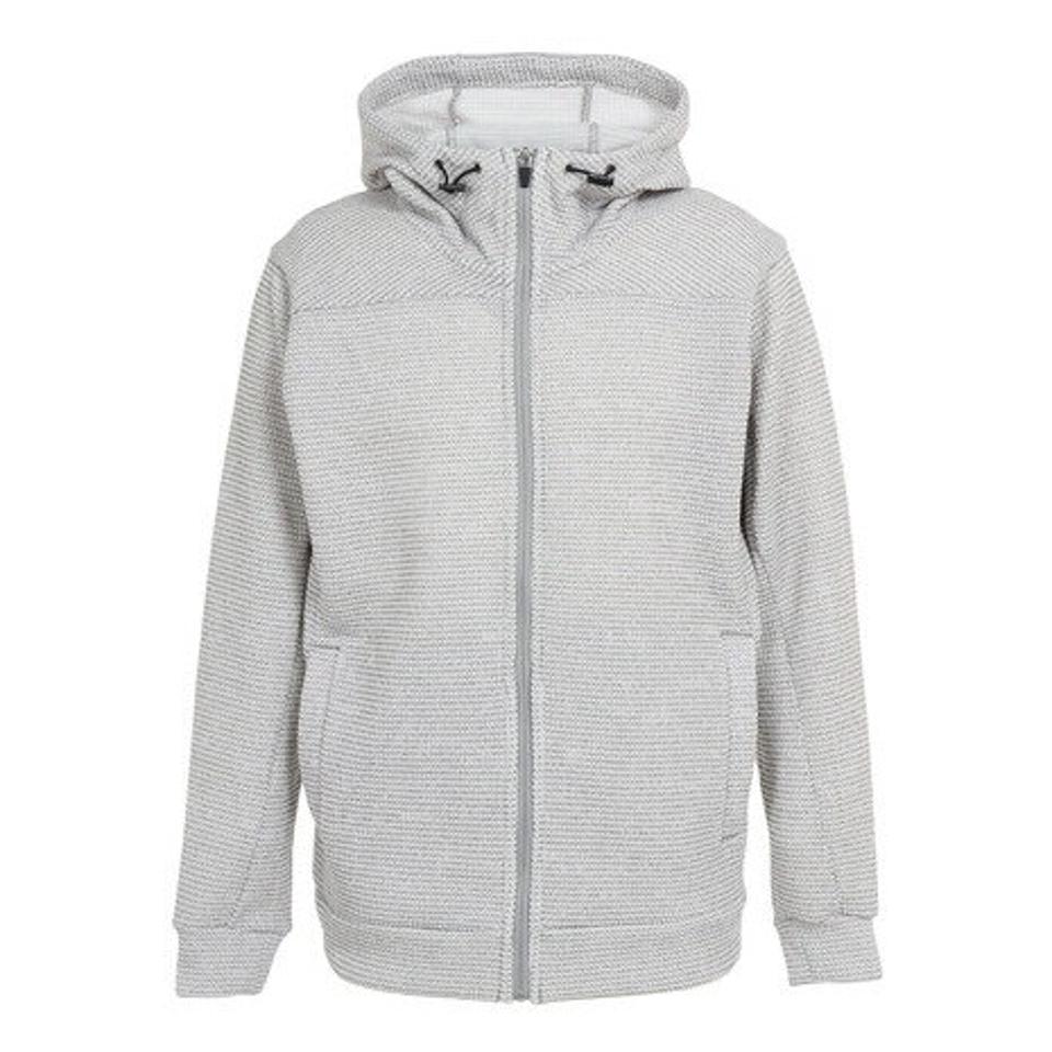 デュアリグ（DUARIG）（メンズ）クォーターニット フルジップパーカー 860D1DT2020 LGRY