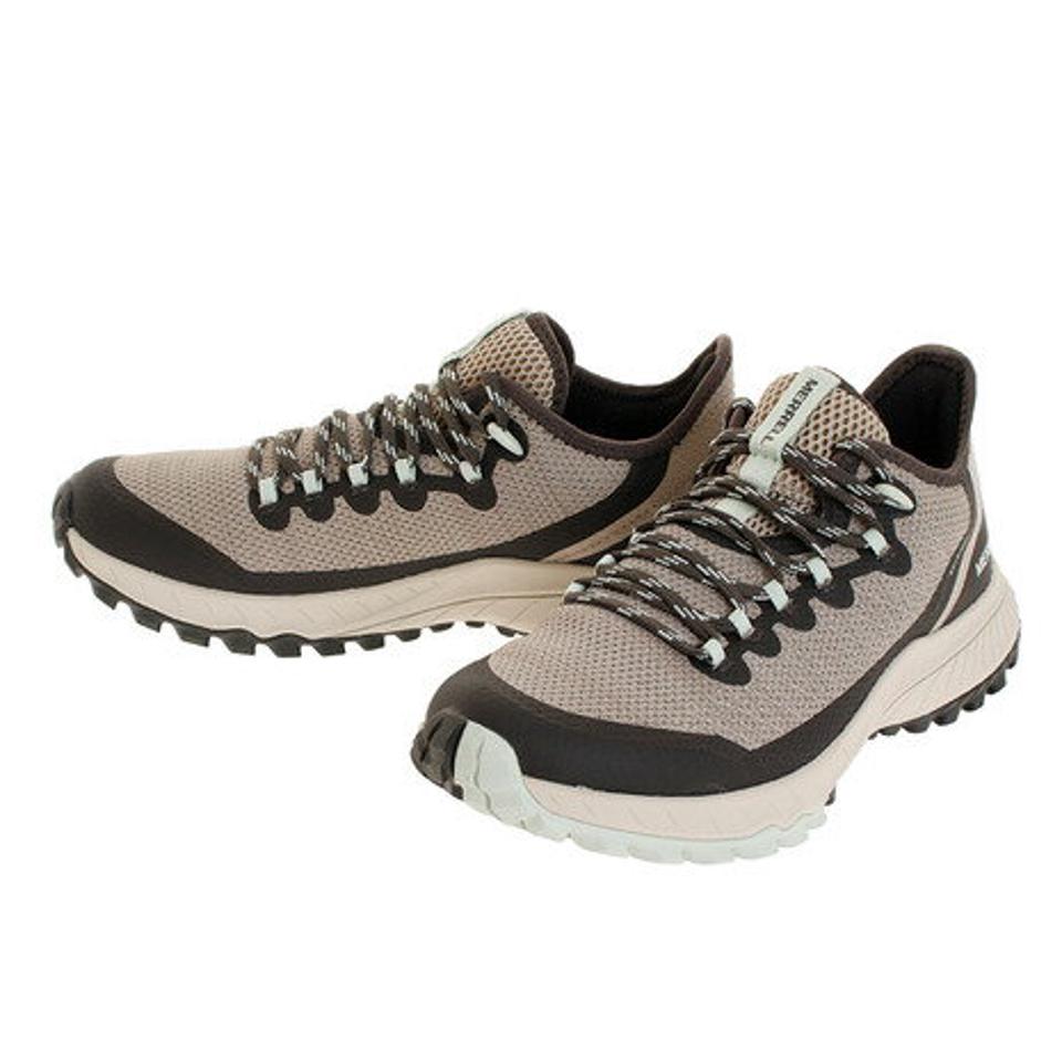 メレル（MERRELL）（レディース）アウトドアシューズ トレッキングシューズ 登山靴 ブラバーダ ウォータープルーフ 034234 ALUMINUM 318g 防水 登山 山登り