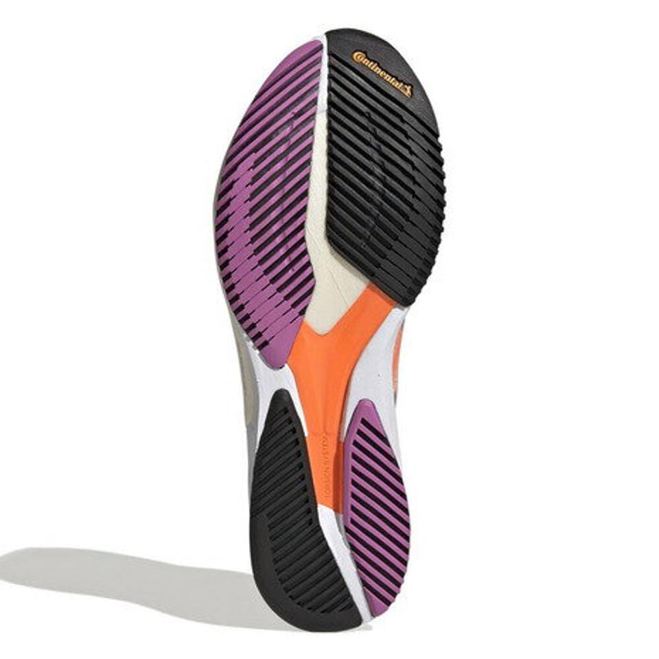 アディダス（adidas）（レディース）アディゼロ ジャパン 7 オレンジ GX6649 ランニングシューズ ジョギング スニーカー ウォーキング 陸上 運動靴 マラソン