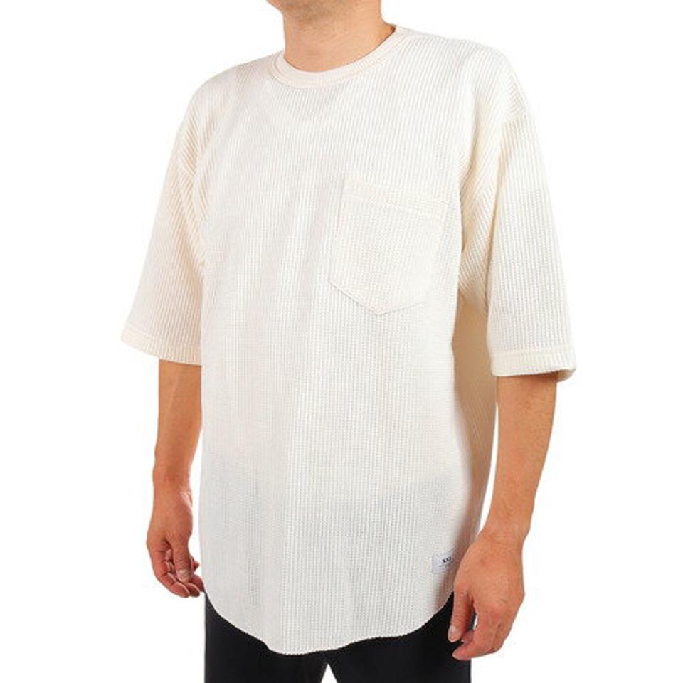 エスエーエス（SAS） 防蚊ドライワッフル七分袖Tシャツ SAS2147203-5:OFF （メンズ）