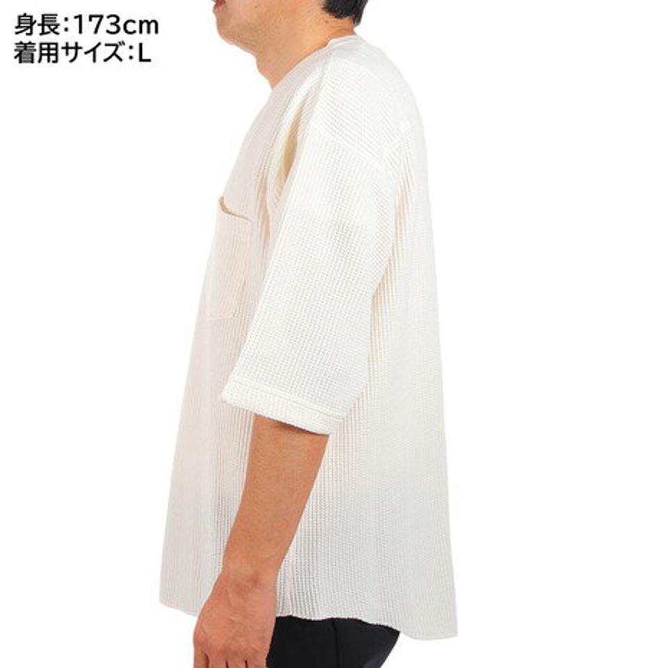 エスエーエス（SAS） 防蚊ドライワッフル七分袖Tシャツ SAS2147203-5:OFF （メンズ）