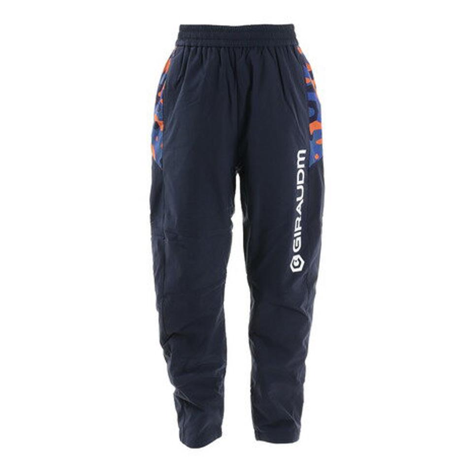 【1/10 24h限定 エントリー&対象4店舗買い回りで最大P10倍!】ジローム(GIRAUDM)(キッズ)ジュニア スポーツウェア ウインドブレーカー 絶耐撥水 吸湿発熱 タフタ裏起毛 メッシュパンツ 856GM1SD2084 NVY