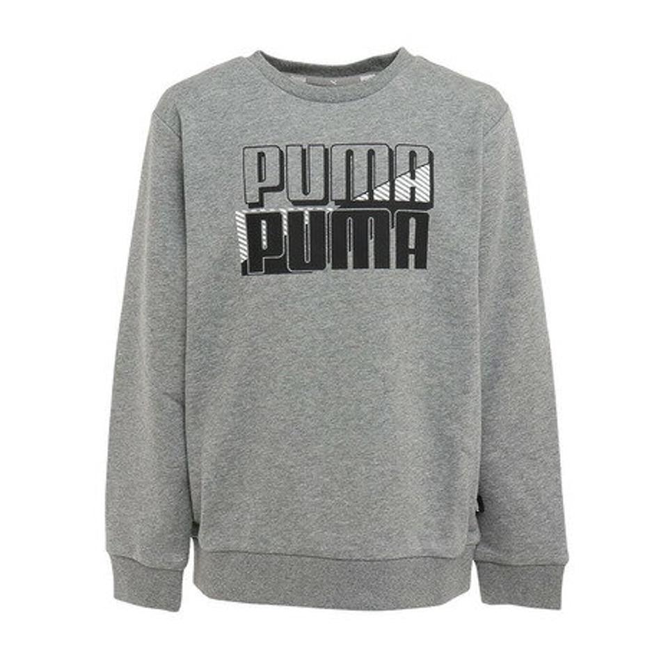 プーマ（PUMA）（キッズ）ジュニア スウェット トレーナー POWER クルースウェット TR 672603