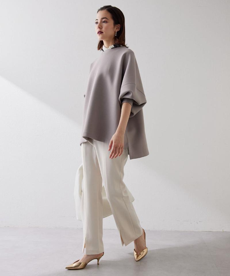 フロントスリットパンツ