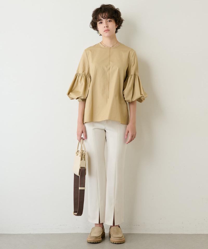 フロントスリットパンツ