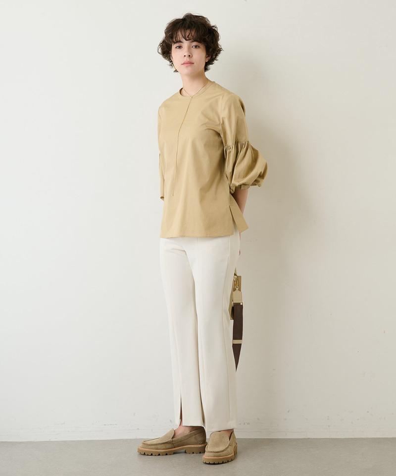 フロントスリットパンツ