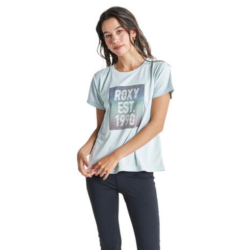 ロキシー（ROXY）（レディース）水陸両用 速乾 UVカット Tシャツ SMILE 22FWRST224539BLU