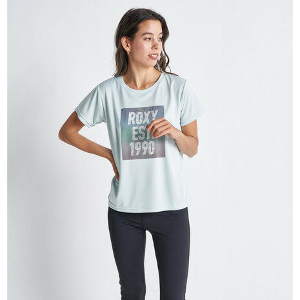 ロキシー（ROXY）（レディース）水陸両用 速乾 UVカット Tシャツ SMILE 22FWRST224539BLU