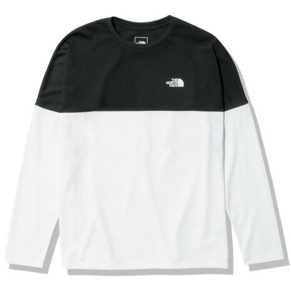 ノースフェイス（THE NORTH FACE）（メンズ）ロングスリーブバイカラードヌプシTシャツ NT82286 K
