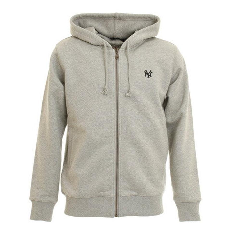MJ・MLB（MJ・MLB） ヘビーウェイトニューヨーク ヤンキース ジップパーカー MM06-NY-0F04-GY メジャーリーグ （メンズ）