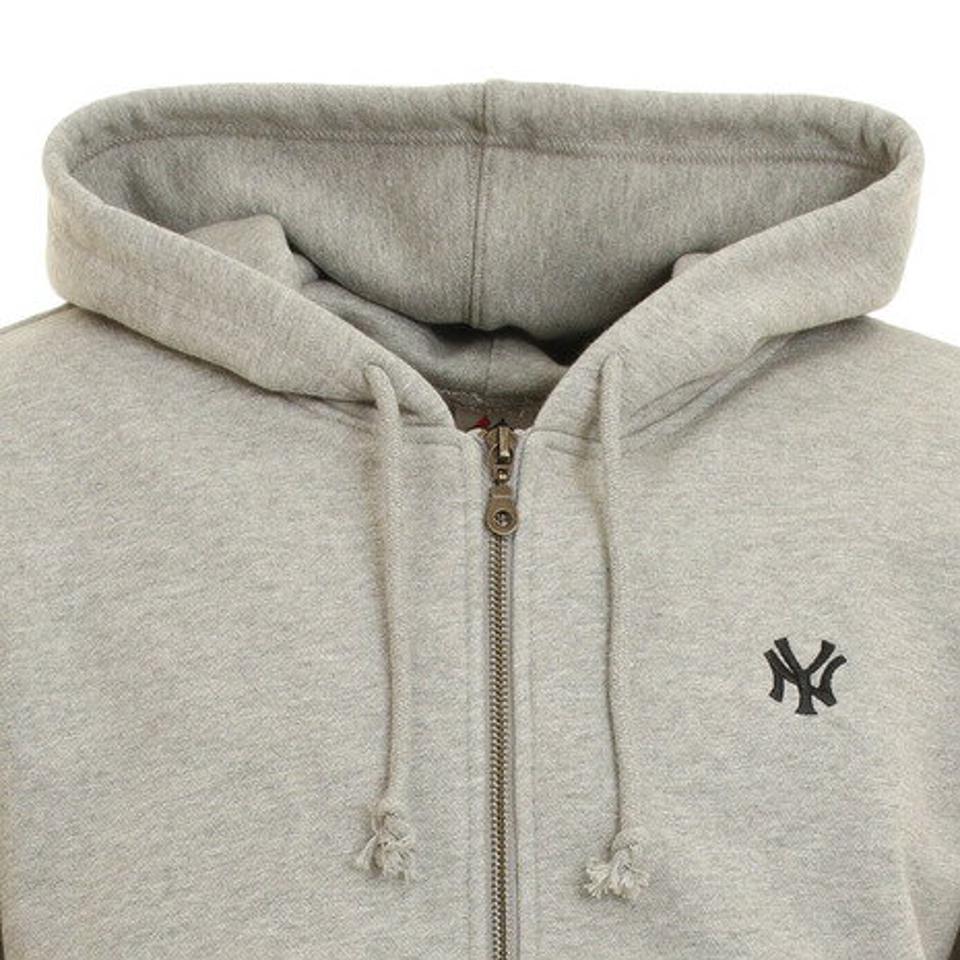 MJ・MLB（MJ・MLB） ヘビーウェイトニューヨーク ヤンキース ジップパーカー MM06-NY-0F04-GY メジャーリーグ （メンズ）