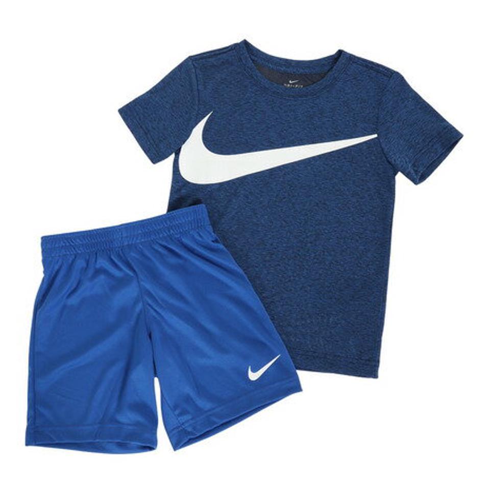 ナイキ（NIKE）（キッズ）ボーイズ 半袖Tシャツ 上下セット 86J196-U89 ※要サイズ確認