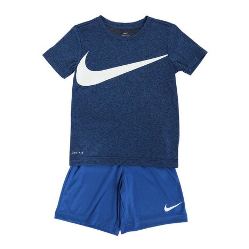 ナイキ（NIKE）（キッズ）ボーイズ 半袖Tシャツ 上下セット 86J196-U89 ※要サイズ確認