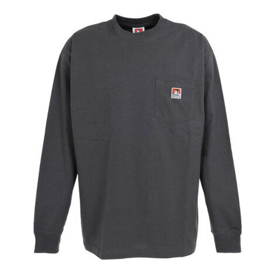 【11/5 24h限定 エントリー＆対象4店舗買い回りで最大P10倍！】ベンデイビス（BEN DAVIS）（メンズ）ワイドポケットロンTシャツ 2780025-CHA