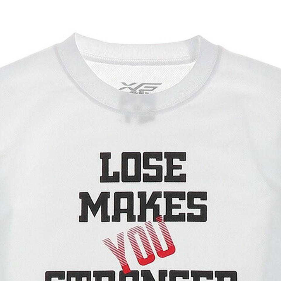 【10%OFFクーポン 2/16まで】エックスティーエス（XTS）（キッズ）ジュニア ドライ 吸汗速乾 長袖Tシャツ 751G0ES1641 WHT バスケットボールウェア ロンT