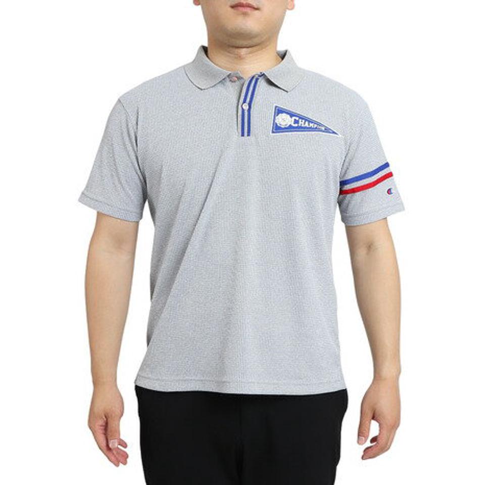 チャンピオン(CHAMPION) ゴルフウェア 春夏 吸汗速乾 UVカット 高通気 半袖ポロシャツ C3-VG310 (メンズ)