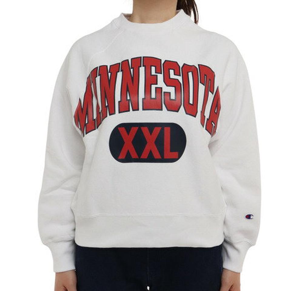 チャンピオン-ヘリテイジ（CHAMPION-HERITAGE）（レディース）リバースウィーブ RAGLAN COLLEGE クルースウェット CW-W006 010