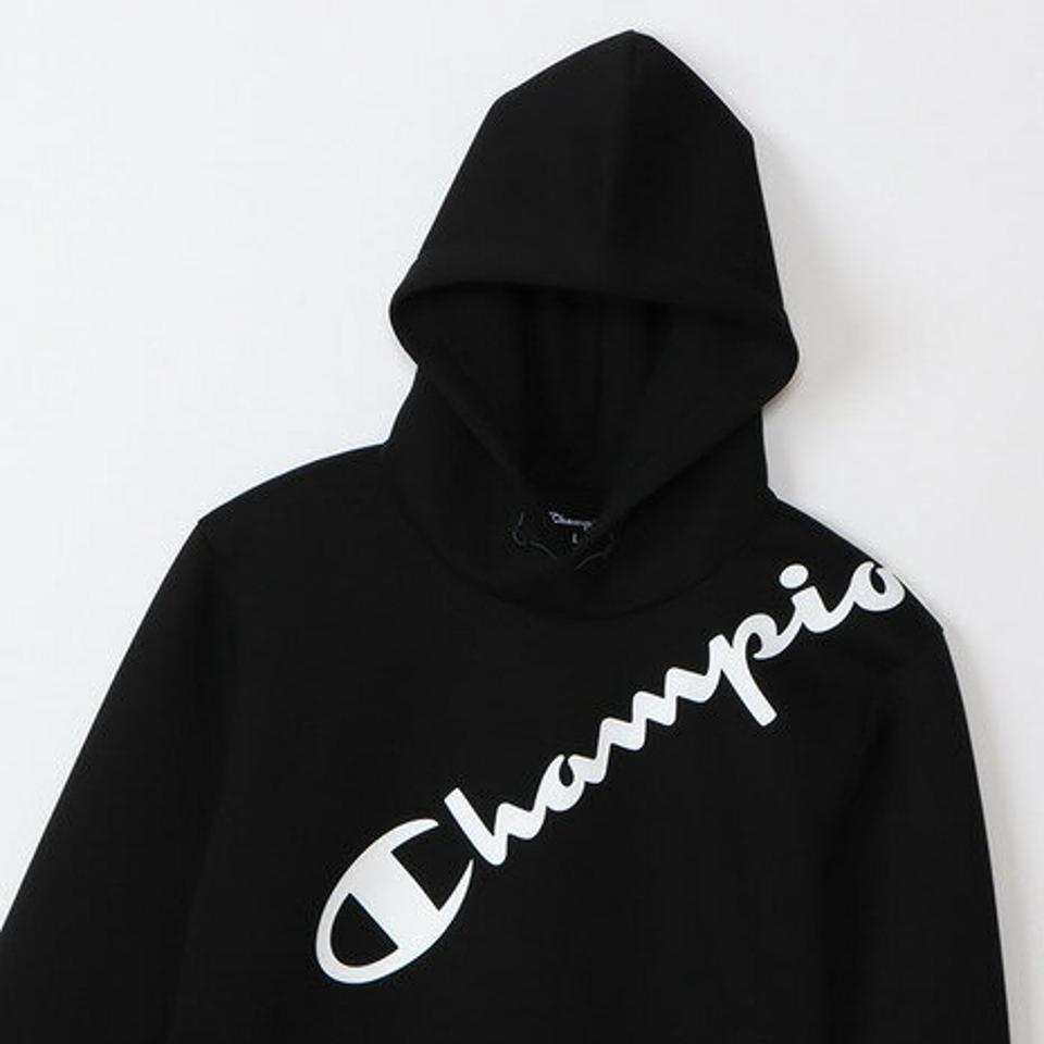 チャンピオン（CHAMPION）（メンズ）テックウィーブ 3LS フーデッドスウェットシャツ C3-WS111 090