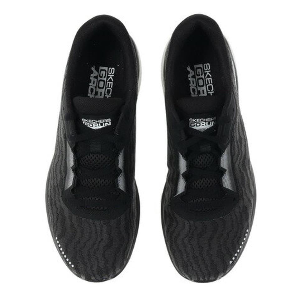 スケッチャーズ（SKECHERS）（メンズ）ランニングシューズ メンズ 黒 ゴーランライド GO RUN RIDE 10 ブラック 246045-BKW スニーカー