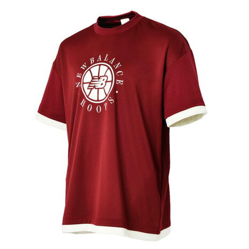 ニューバランス（new balance）（メンズ） バスケットボールウェア Logo Layerd 半袖Tシャツ AMT25058