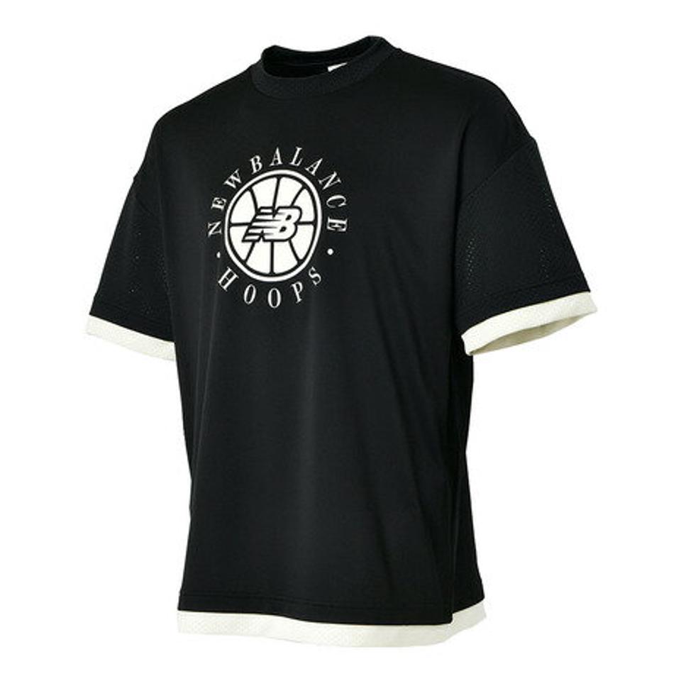 ニューバランス（new balance）（メンズ） バスケットボールウェア Logo Layerd 半袖Tシャツ AMT25058