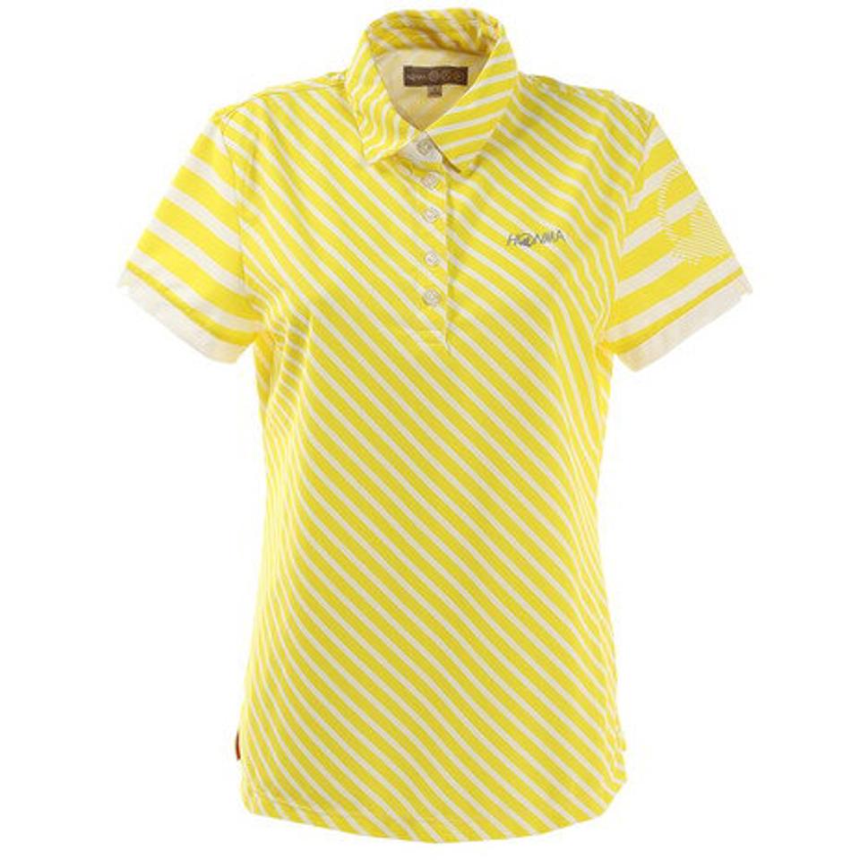 本間ゴルフ(HONMA) ゴルフウェア H1 STRIPE 半袖ポロシャツ 036-734172-YE (レディース)