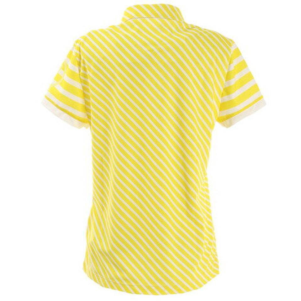 本間ゴルフ(HONMA) ゴルフウェア H1 STRIPE 半袖ポロシャツ 036-734172-YE (レディース)