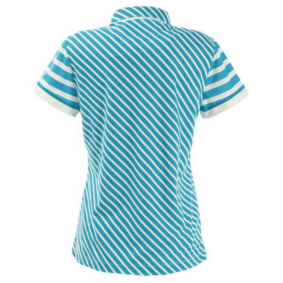 本間ゴルフ(HONMA) ゴルフウェア H1 STRIPE 半袖ポロシャツ 036-734172-GR (レディース)