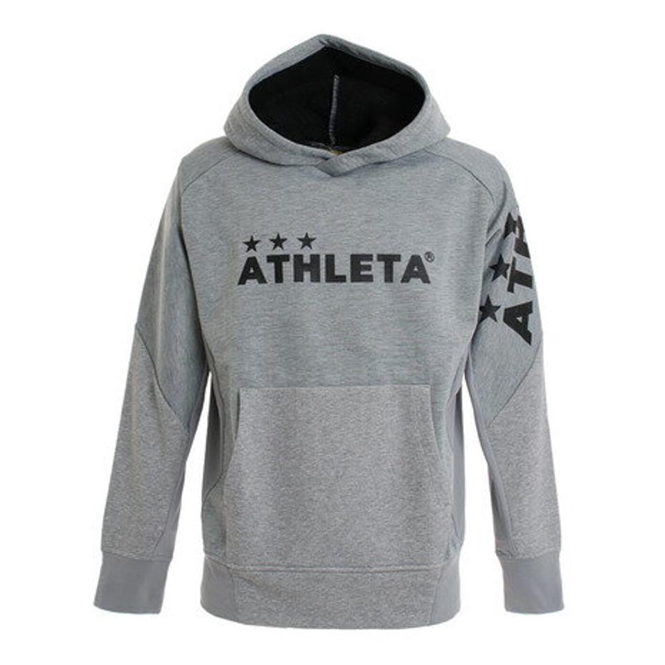 【10/10 24h限定エントリー＆対象4店舗買い回りで最大P10倍！】アスレタ（ATHLETA） サッカー ウェア メンズ 防風スウェットパーカー 3344 GRY （メンズ）