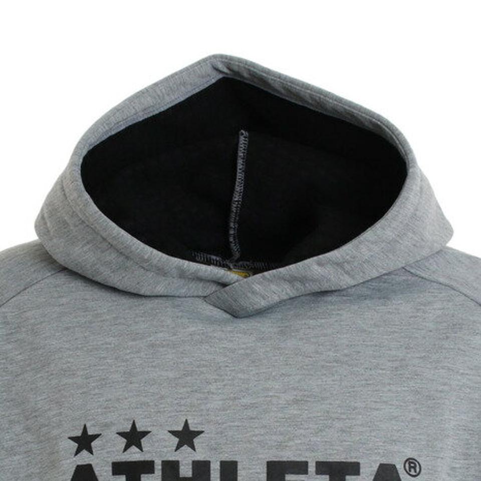 【10/10 24h限定エントリー＆対象4店舗買い回りで最大P10倍！】アスレタ（ATHLETA） サッカー ウェア メンズ 防風スウェットパーカー 3344 GRY （メンズ）