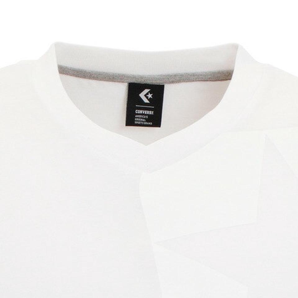 コンバース（CONVERSE） Vネック半袖Tシャツ CA201377-1100 （メンズ）