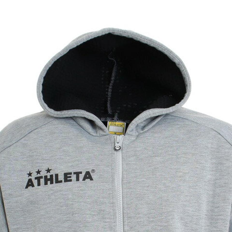 アスレタ（ATHLETA）（メンズ）サッカー ウェア メンズ 防風スウェット ジップ パーカー 3343 GRY