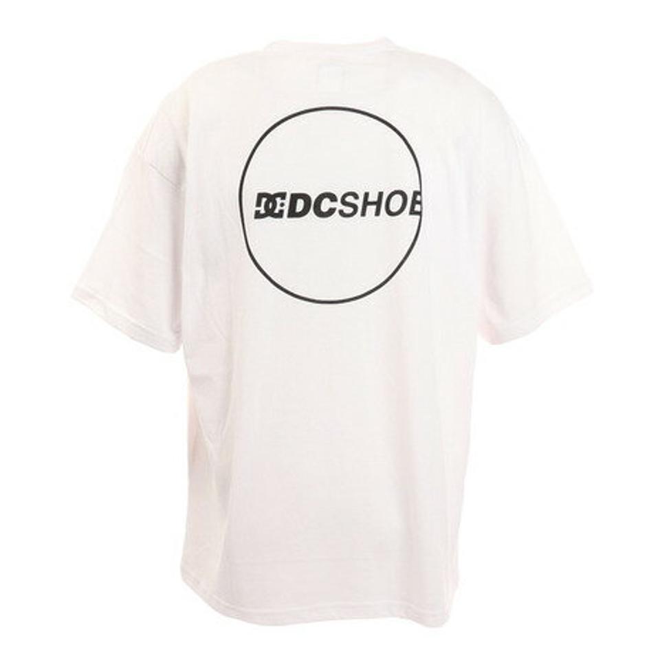 【10%OFFクーポン対象！2/1まで】ディーシーシューズ（DC SHOES）（メンズ）DC TC BACK CIRCLE 半袖Tシャツ 22SPDST221059YWHT