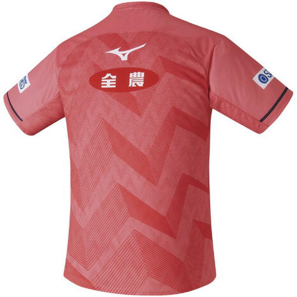 ミズノ(MIZUNO)(メンズ、レディース)卓球ウエア ゲームウェア 全日本レプリカシャツ ユニセックス 82JA200064 速乾