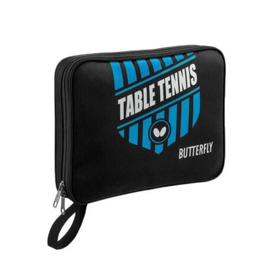 バタフライ(Butterfly)(メンズ、レディース、キッズ)卓球 エンブレム ケース BLU 63150-177