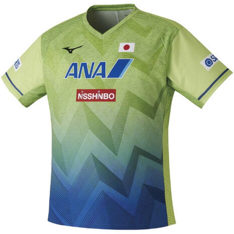 ミズノ(MIZUNO)(メンズ、レディース)卓球ウエア ゲームシャツ 全日本 レプリカシャツ ユニセックス 82JA200037