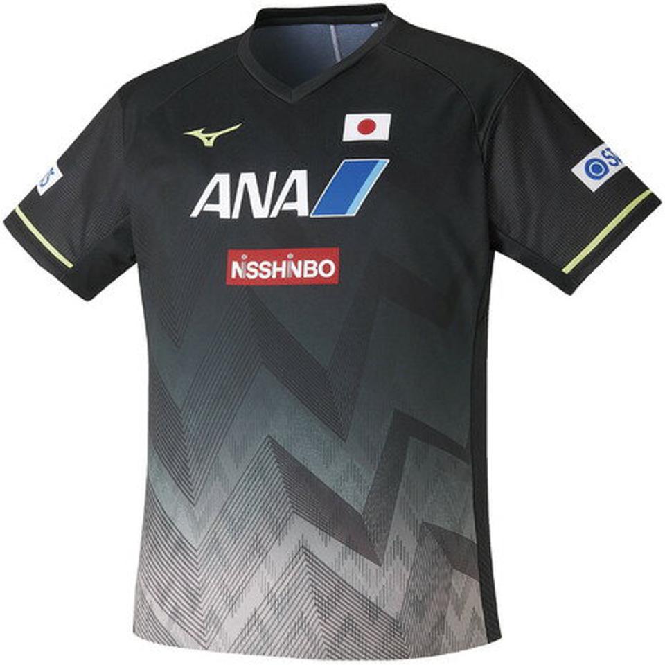 【10%OFFクーポン対象!6/16 1:59迄】ミズノ(MIZUNO)(メンズ、レディース)卓球ウエア ゲームウェア シャツ 全日本 レプリカシャツ ユニセックス 82JA200009