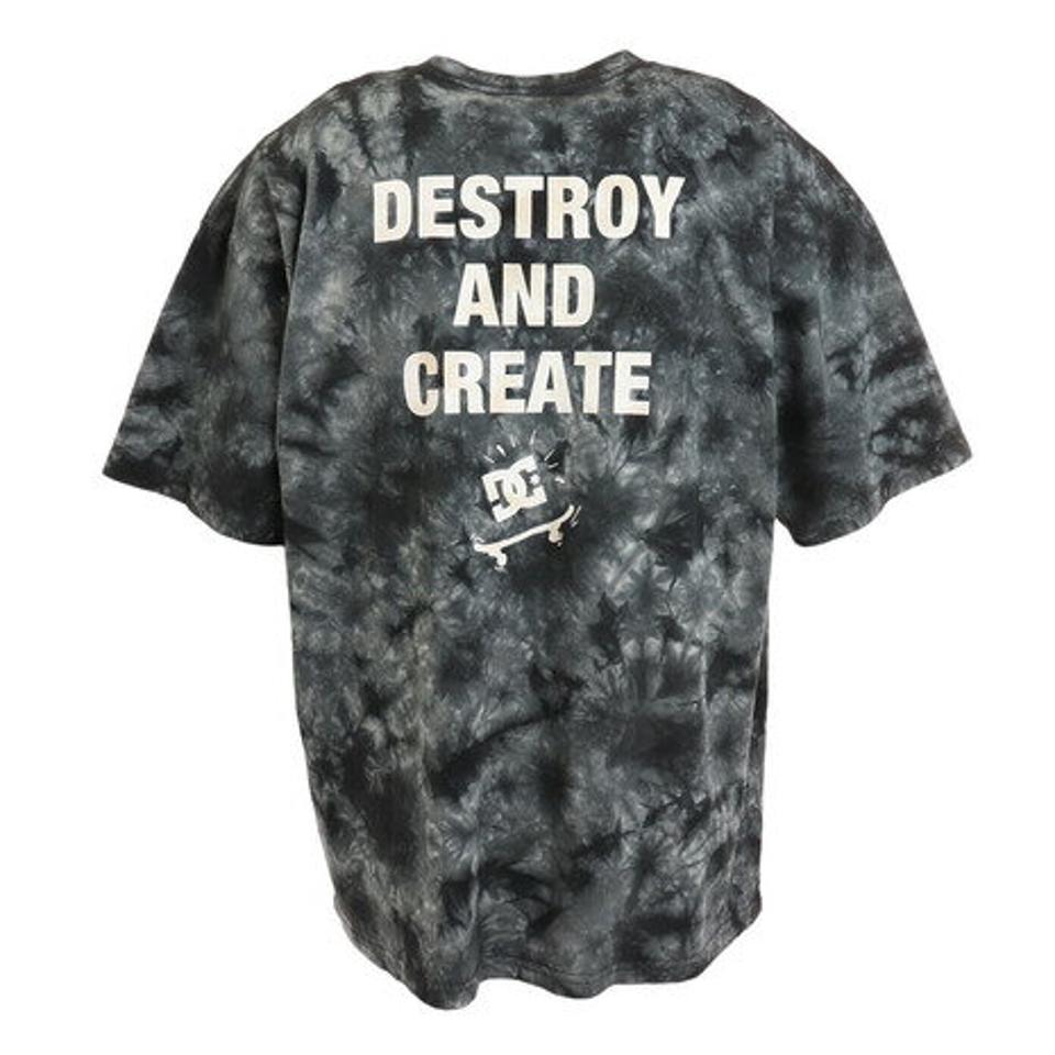 ディーシーシューズ（DC SHOES）（メンズ）DC POCKET TIEDYE 半袖Tシャツ 22SPDST221058YBLK