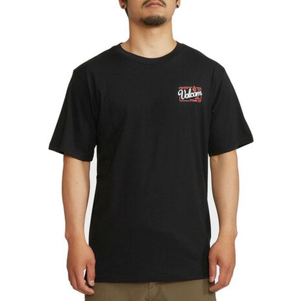 ボルコム（Volcom） NPAC VARNISH ショートスリーブTシャツ AF712210 BLK （メンズ）