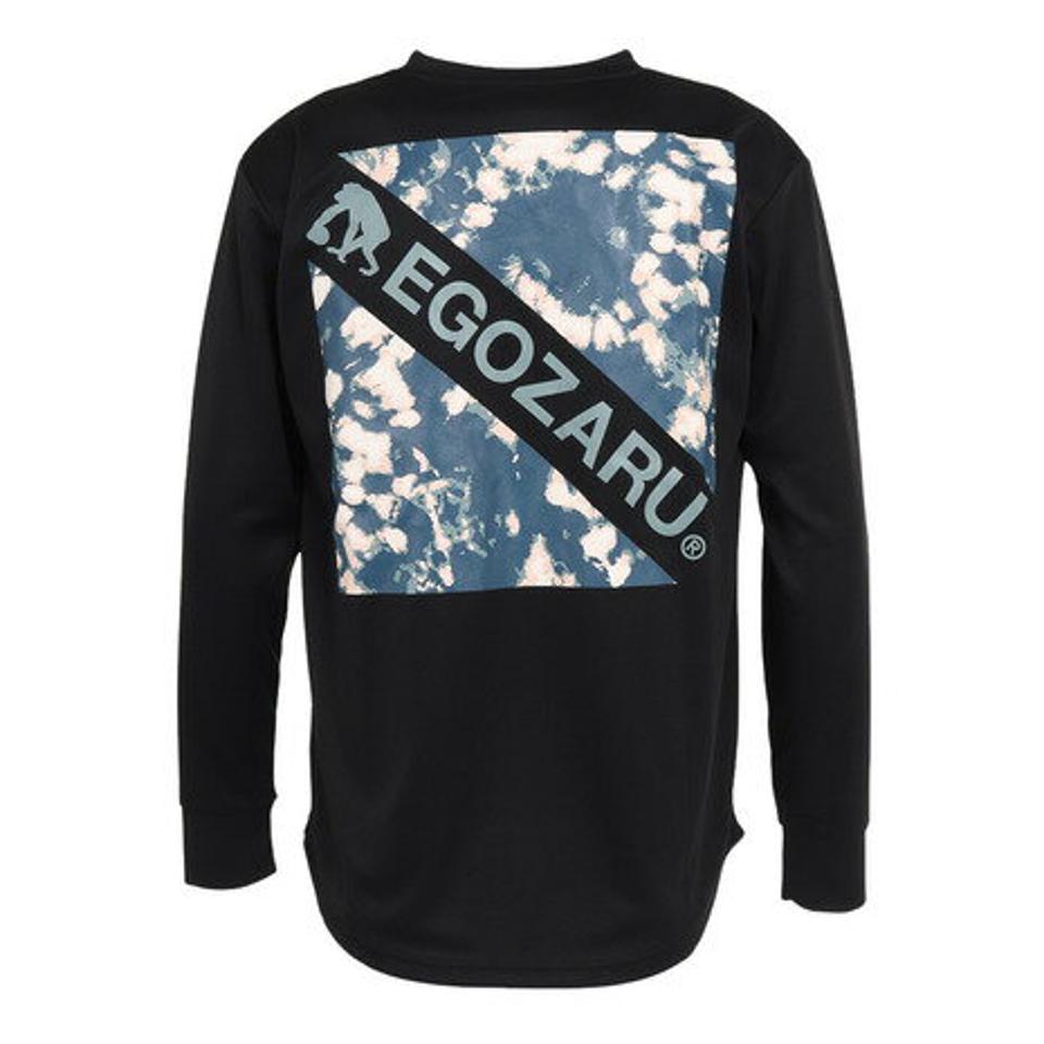 エゴザル（EGOZARU）（メンズ、レディース） バスケットボールウェア ブリーチバックプリント ロングスリーブTシャツ EZLT-F2201