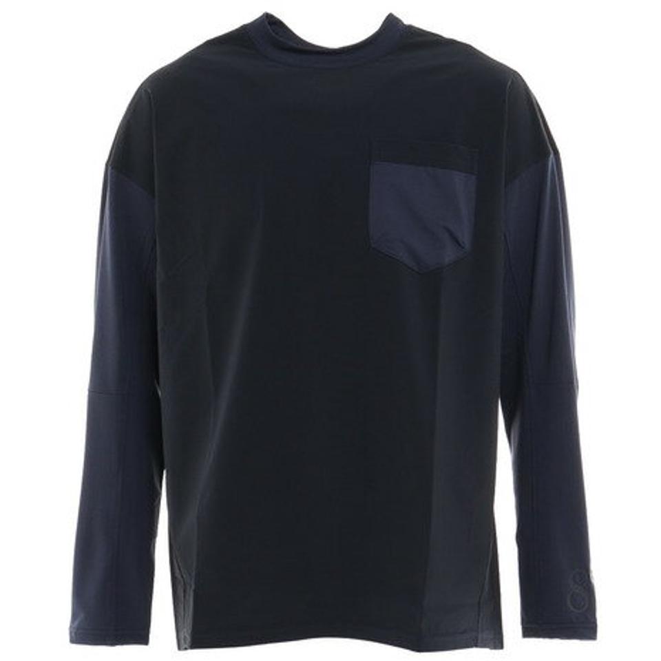 【10/26 10:00〜10/28 23:59迄 エントリー＆対象3店舗買い回りで最大P10倍！】ウィッテム（HUITIEME） ハイブリットロングTシャツ 191-26210-098 （メンズ）