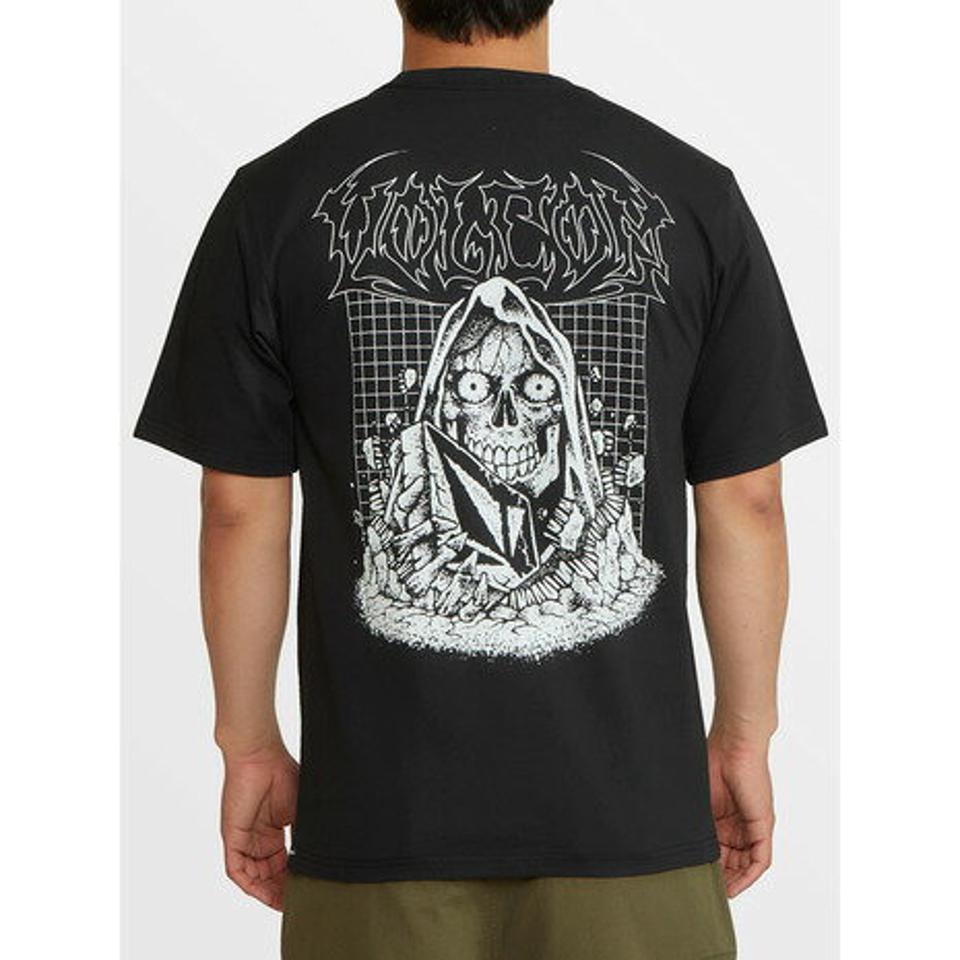 ボルコム（Volcom） SKATE VITALS CRYPT RIPPER ショートスリーブTシャツ AF212203 BLK （メンズ）