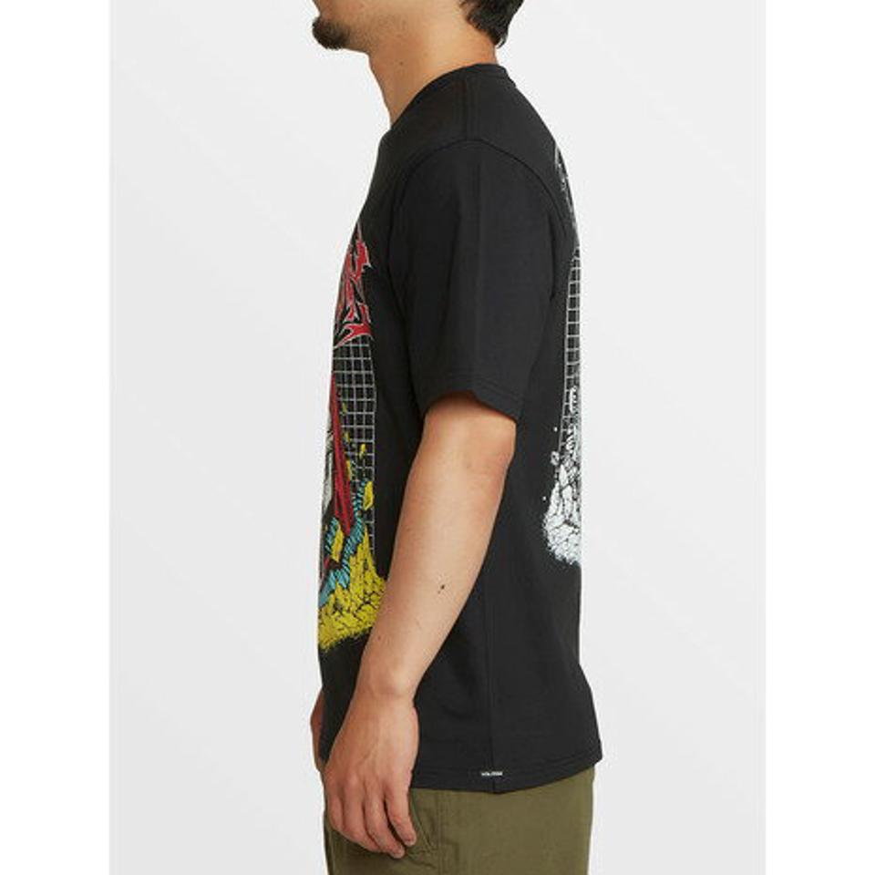 ボルコム（Volcom） SKATE VITALS CRYPT RIPPER ショートスリーブTシャツ AF212203 BLK （メンズ）