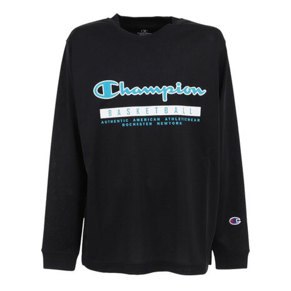 【1/25 24h限定 エントリー＆対象3店舗買い回りで最大P10倍！】チャンピオン（CHAMPION）（キッズ）バスケットボールウェア ロンT ジュニア MINI 長袖Tシャツ CK-WB420