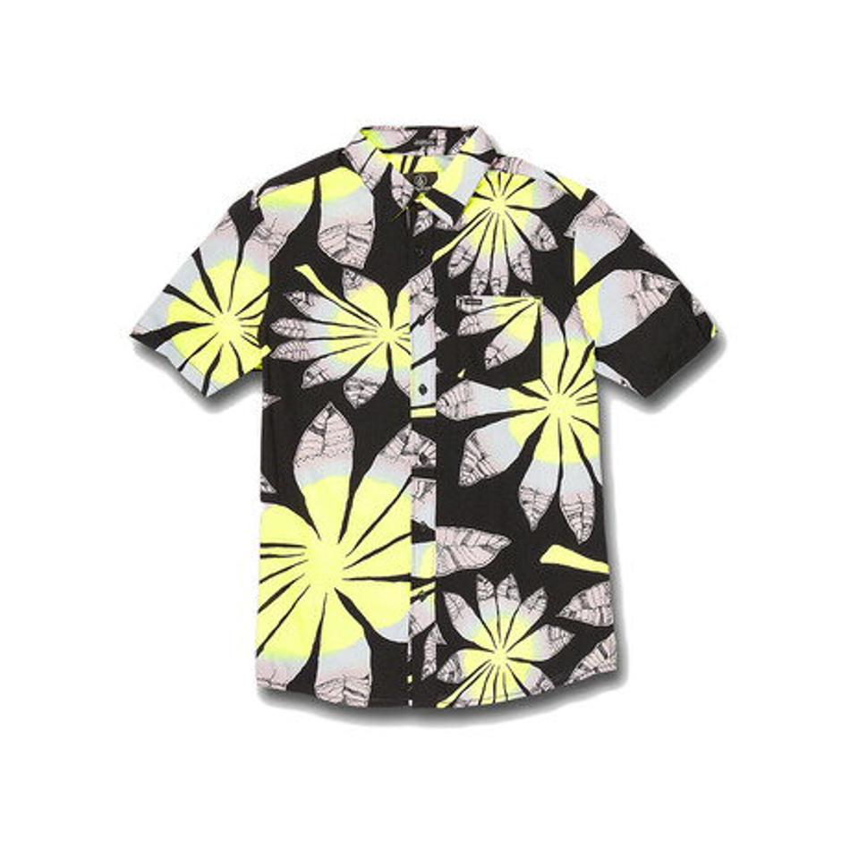 ボルコム(Volcom) BLOOMIN ショートスリーブシャツ A0412204 BLK (メンズ)
