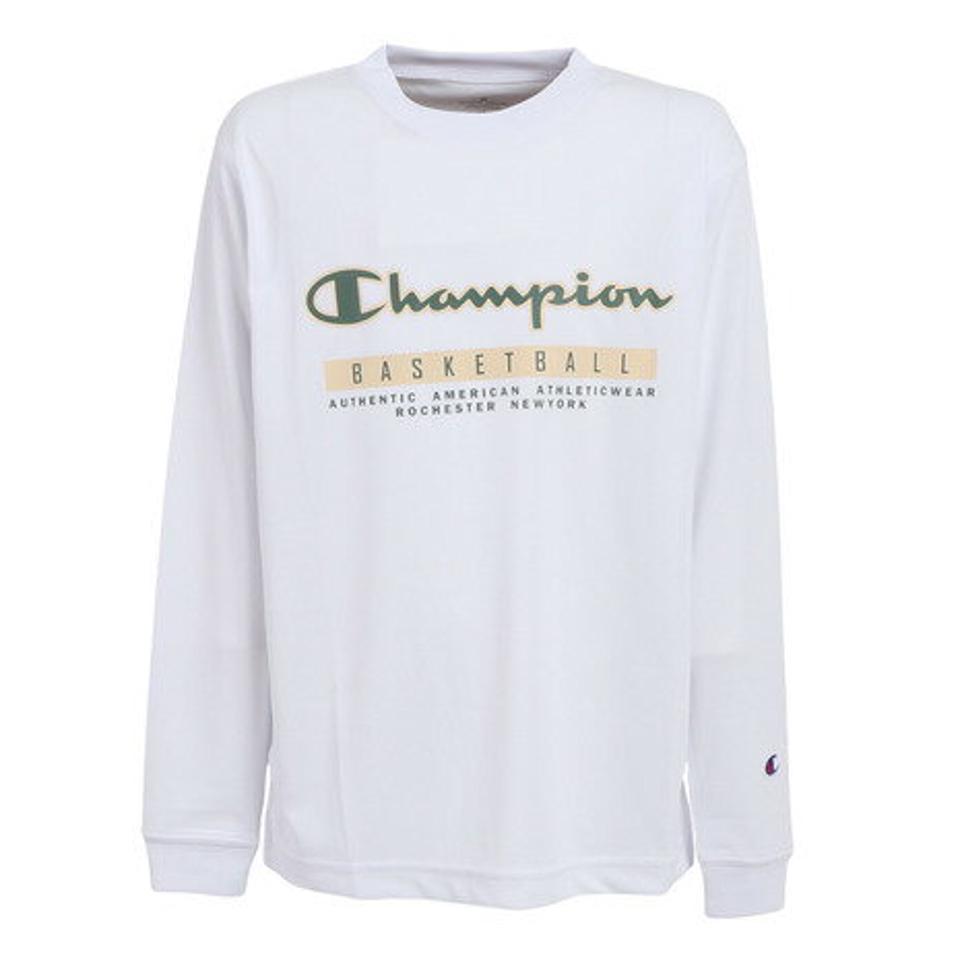 チャンピオン（CHAMPION） バスケットボールウェア ロンT ジュニア MINI 長袖Tシャツ CK-WB420 010 （キッズ）